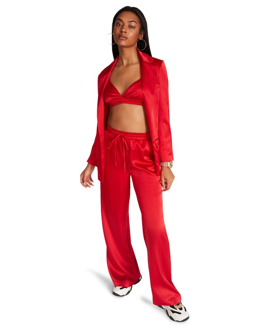 Red Steve Madden Dorian Women's Pants | PH 5389QPN